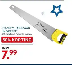 Kluswijs STANLEY HANDZAAG UNIVERSEEL aanbieding