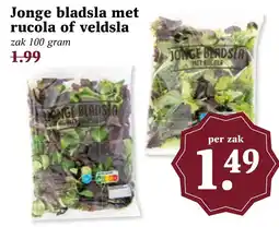 CoopCompact Jonge bladsla met rucola of veldsla aanbieding