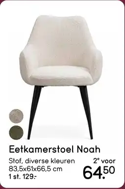 Leen Bakker Eetkamerstoel Noah aanbieding