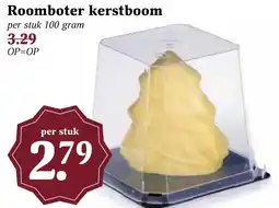 Coop Roomboter kerstboom aanbieding