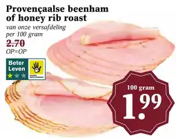 Coop Provençaalse beenham of honey rib roast aanbieding