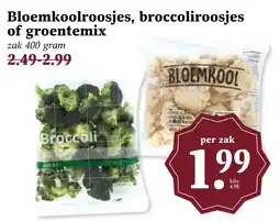 CoopCompact Bloemkoolroosjes, broccoliroosjes of groentemix aanbieding