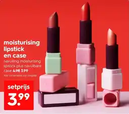 HEMA Moisturising lipstick en case aanbieding