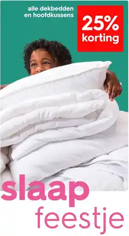 HEMA Alle dekbedden en hoofdkussens aanbieding