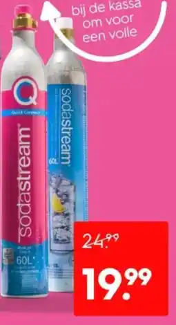 HEMA Alle sodastream omruil en reservecilinders aanbieding