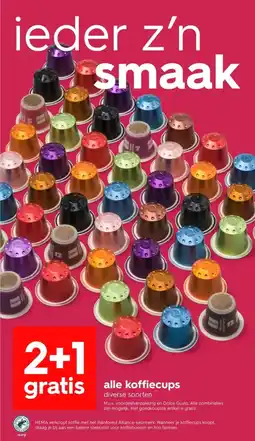 HEMA Alle koffiecups aanbieding