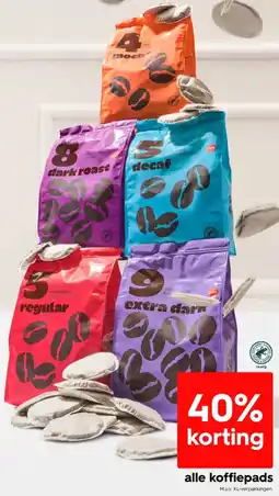 HEMA Alle koffiepads aanbieding