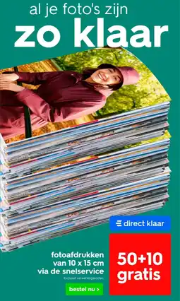 HEMA Fotoafdrukken via de snelservice aanbieding