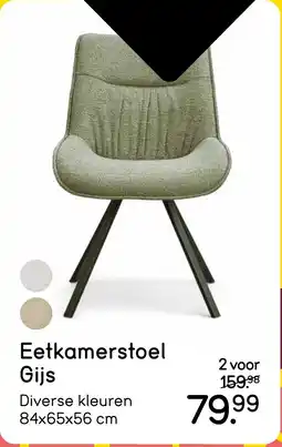 Leen Bakker Eetkamerstoel Gijs aanbieding