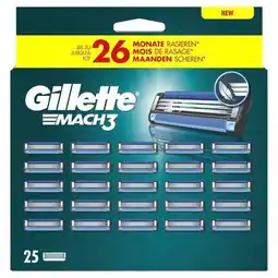 Trekpleister Gillette Mach3 Scheermesjes aanbieding
