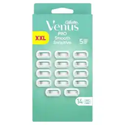 Trekpleister Gillette Venus Pro Smooth Sensitive Navulmesjes aanbieding