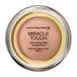 Trekpleister Max Factor Miracle Touch 70 Natural Skin Perfecting Foundation aanbieding