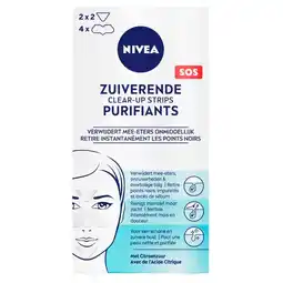 Trekpleister NIVEA Zuiverende Clear-Up Strips aanbieding