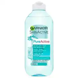 Trekpleister Garnier PureActive Micellair Water voor de Gevoelige & Gemengde tot Vette Huid aanbieding