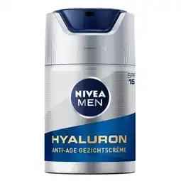 Trekpleister NIVEA Men Hyaluron Anti-age Gezichtscrème aanbieding