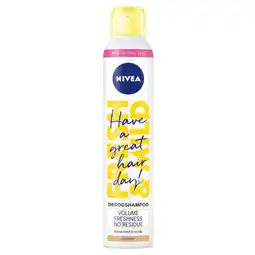 Trekpleister NIVEA Fresh Revive 3-in-1 Droogshampoo voor Licht Haar aanbieding