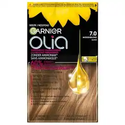 Trekpleister Garnier Olia 7.0 Middenblond Permanente Permanente Haarverf aanbieding