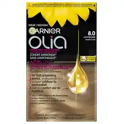 Trekpleister Garnier Olia 8.0 Lichtblond Permanente Haarkleuring aanbieding