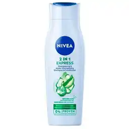 Trekpleister NIVEA 2-In-1 Express Shampoo & Conditioner aanbieding