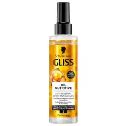 Trekpleister Gliss Oil Nutritive Anti-Klitspray aanbieding