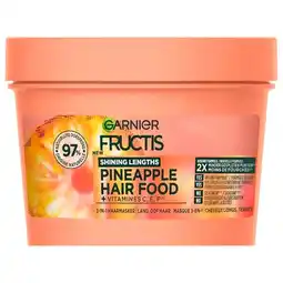 Trekpleister Garnier Fructis Pineapple Hair Food 3-In-1 Haarmasker aanbieding