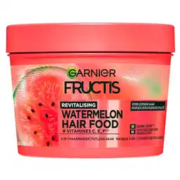 Trekpleister Garnier Fructis Watermelon Hair Food 3-in-1 Haarmasker aanbieding