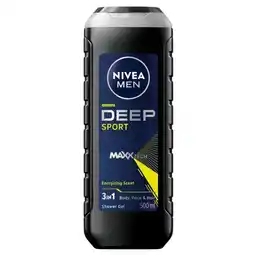 Trekpleister NIVEA Men Deep Extreme Douchegel aanbieding