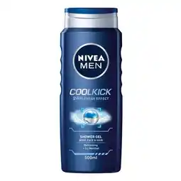 Trekpleister NIVEA Men Cool Kick Douchegel aanbieding