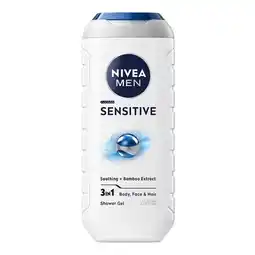 Trekpleister NIVEA Men Sensitive 3-in-1 Douchegel aanbieding