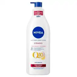 Trekpleister NIVEA Q10 Verstevigende en Extra Voedende Bodylotion met Pomp aanbieding