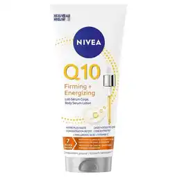 Trekpleister NIVEA Q10 Firming + Energizing Bodyserum-Lotion aanbieding