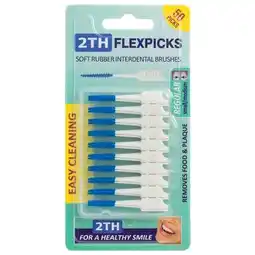 Trekpleister 2TH Flexpicks Rubberen Interdentale Borsteltjes aanbieding