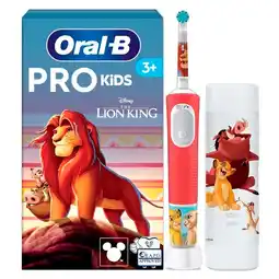 Trekpleister Oral-B Disney the Lion King Special Edition Elektrische Tandenborstel aanbieding