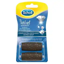 Trekpleister Dr. Scholl's Velvet Smooth Extra Grof Verwisselbare Rollers Navulling aanbieding