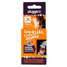 Trekpleister Pluggerz Travel Oordoppen aanbieding