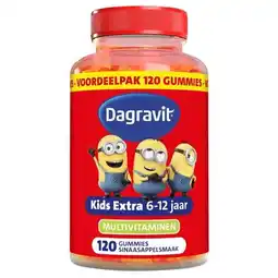 Trekpleister Dagravit Kids Multivitaminen Minions Gummies aanbieding