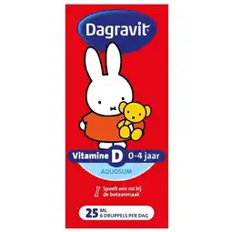 Trekpleister Dagravit Kids Vitamine D Aquosum Druppels aanbieding