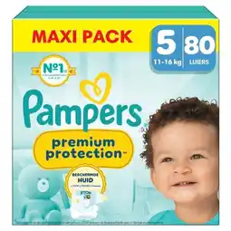 Trekpleister Pampers Premium Protection Maat 5 Luiers aanbieding