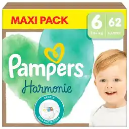 Trekpleister Pampers Harmonie Maat 6 Luiers aanbieding