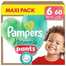 Trekpleister Pampers Harmonie Pants Maat 6 Luierbroekjes aanbieding
