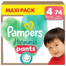 Trekpleister Pampers Harmonie Pants Maat 4 Luierbroekjes aanbieding
