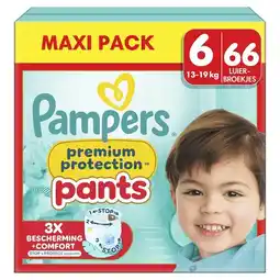 Trekpleister Pampers Premium Protection Pants Maat 6 Luierbroekjes aanbieding
