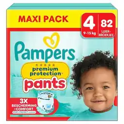 Trekpleister Pampers Premium Protection Pants Maat 4 Luierbroekjes aanbieding