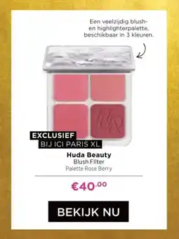ICI Paris XL Huda Beauty aanbieding
