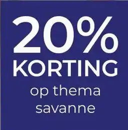 Prenatal op thema savanne aanbieding