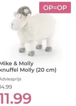 Prenatal Mike & Molly knuffel Molly aanbieding