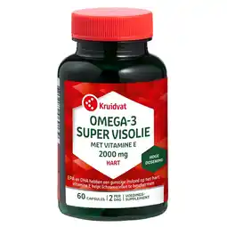 Kruidvat Kruidvat Omega-3 Super Visolie Capsules aanbieding
