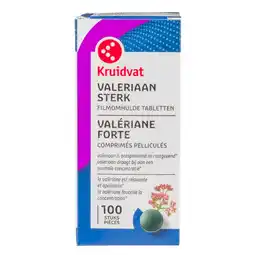 Kruidvat Kruidvat Valeriaan Sterk 375MG Filmomhulde Tabletten aanbieding