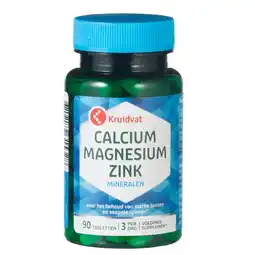 Kruidvat Kruidvat Calcium Magnesium Zink Tabletten aanbieding