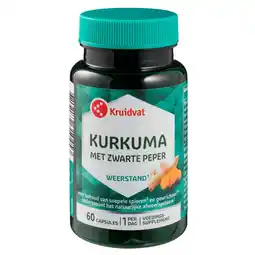 Kruidvat Kruidvat Kurkuma met Zwarte Peper Capsules aanbieding